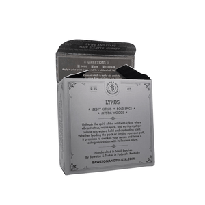 Solid Cologne - Lykos - 0.35 oz Liner + Vessel - Bawston & Tucker - Solid Cologne