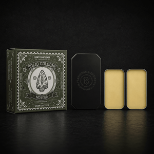 Solid Cologne Starter Kit for Men – 2 Scents + Refillable Metal Case - Bawston & Tucker - Solid Cologne