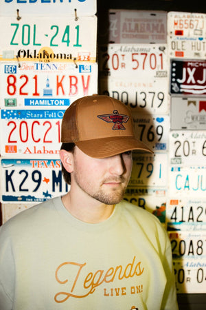 Southern Native - Red Tail Thunderbird Hat - Bawston & Tucker - 