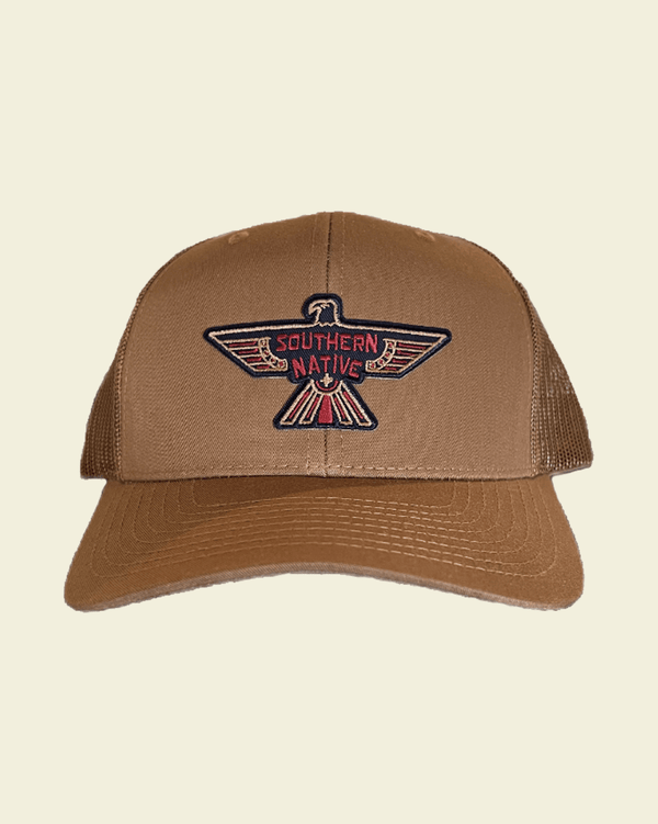 Southern Native - Red Tail Thunderbird Hat - Bawston & Tucker - 