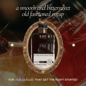 Strongwater - Espresso Old Fashioned Cocktail Syrup - Bawston & Tucker -