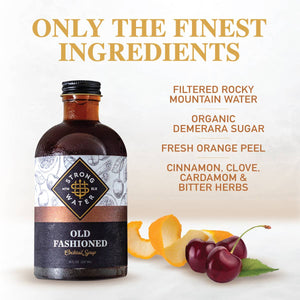 Strongwater - Old Fashioned Cocktail Mixer Syrup - Bawston & Tucker -