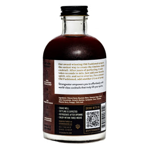 Strongwater - Old Fashioned Cocktail Mixer Syrup - Bawston & Tucker -