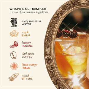 Strongwater - Old Fashioned Cocktail Syrup Sample Set - Bawston & Tucker -