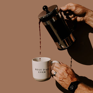 Sweet Water Decor - Best Dad Ever Stoneware Coffee Mug - Father's Day Gifts - Bawston & Tucker - 