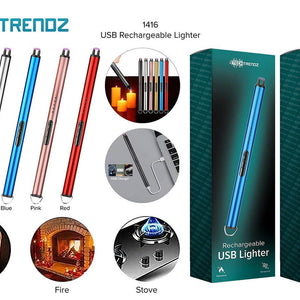 Tech Trendz - USB Rechargeable Lighter - Bawston & Tucker - 