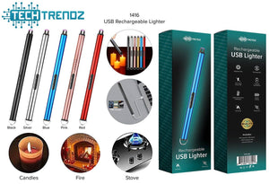 Tech Trendz - USB Rechargeable Lighter - Bawston & Tucker - 