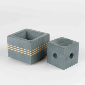 Ten Thousand Villages - Bahu Stone Candleholder - Incense, Tea Lights & Tapers - Bawston & Tucker - 