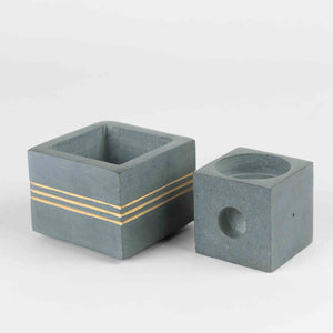 Ten Thousand Villages - Bahu Stone Candleholder - Incense, Tea Lights & Tapers - Bawston & Tucker - 