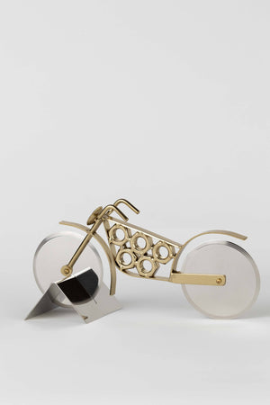 Ten Thousand Villages - Motorcycle Pizza Cutter - Bawston & Tucker - 