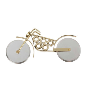Ten Thousand Villages - Motorcycle Pizza Cutter - Bawston & Tucker - 