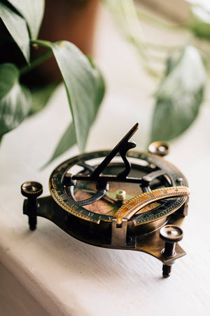 Ten Thousand Villages - Sundial Compass - Bawston & Tucker - 