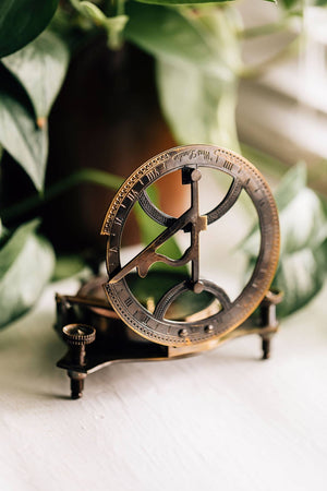 Ten Thousand Villages - Sundial Compass - Bawston & Tucker - 