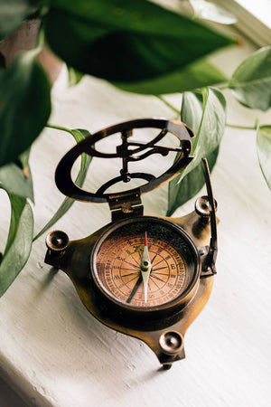 Ten Thousand Villages - Sundial Compass - Bawston & Tucker - 