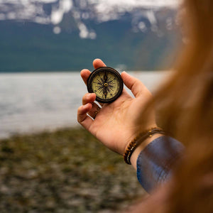 Ten Thousand Villages - Wanderer's Compass - Bawston & Tucker - 