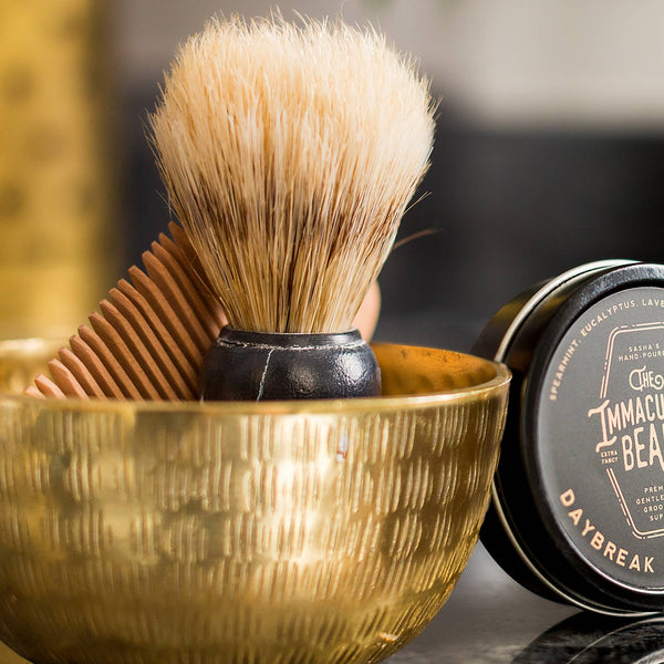 The Immaculate Beard - Shave Brush - Bawston & Tucker - 