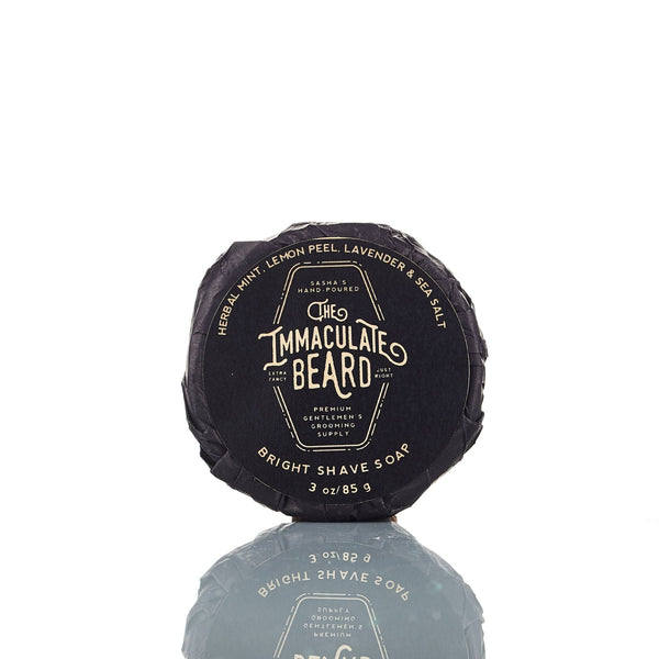 The Immaculate Beard - Shave Soap Puck - Bawston & Tucker - 