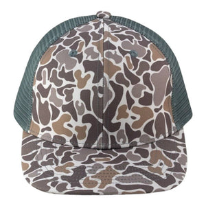 The Park Wholesale - Blank Rope Hats Camo 5-Panel Snapback - Bawston & Tucker -
