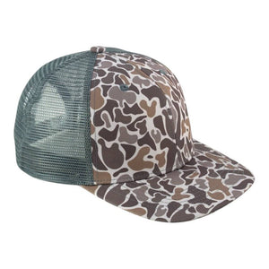 The Park Wholesale - Blank Rope Hats Camo 5-Panel Snapback - Bawston & Tucker -