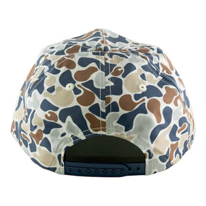 The Park Wholesale - Blank Rope Hats Camo 5-Panel Snapback - Bawston & Tucker -