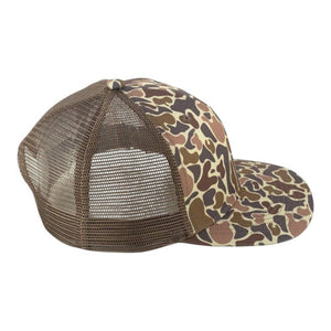 The Park Wholesale - Blank Rope Hats Camo 5-Panel Snapback - Bawston & Tucker -