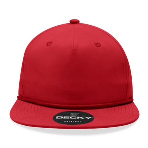 The Park Wholesale - Decky 6032 - Classic Rope Cap, 5 Panel Flat Bill Hat, Snapback - Bawston & Tucker -