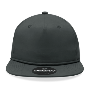 The Park Wholesale - Decky 6032 - Classic Rope Cap, 5 Panel Flat Bill Hat, Snapback - Bawston & Tucker -