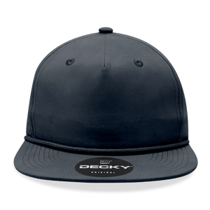The Park Wholesale - Decky 6032 - Classic Rope Cap, 5 Panel Flat Bill Hat, Snapback - Bawston & Tucker -