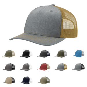 The Park Wholesale - Richardson 112FP - 5-Panel Premium Trucker Snapback Hat - Bawston & Tucker -