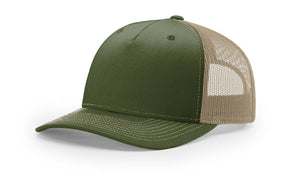 The Park Wholesale - Richardson 112FP - 5-Panel Premium Trucker Snapback Hat - Bawston & Tucker -
