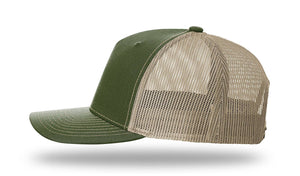 The Park Wholesale - Richardson 112FP - 5-Panel Premium Trucker Snapback Hat - Bawston & Tucker -