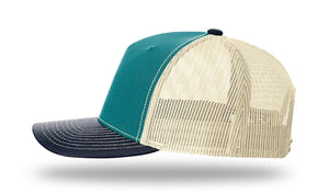 The Park Wholesale - Richardson 112FP 5-Panel Premium Trucker Snapback Hat - Bawston & Tucker -