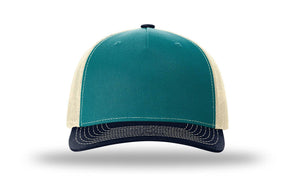 The Park Wholesale - Richardson 112FP - 5-Panel Premium Trucker Snapback Hat - Bawston & Tucker -