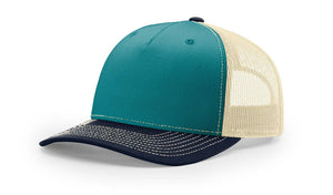 The Park Wholesale - Richardson 112FP - 5-Panel Premium Trucker Snapback Hat - Bawston & Tucker -