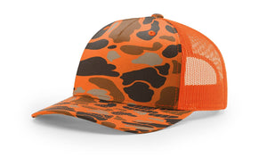 The Park Wholesale - Richardson 112PFP Printed Five Panel Trucker - Duck Camo Colors - Bawston & Tucker -