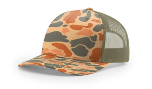 The Park Wholesale - Richardson 112PFP Printed Five Panel Trucker - Duck Camo Colors - Bawston & Tucker -