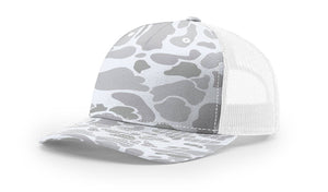 The Park Wholesale - Richardson 112PFP Printed Five Panel Trucker - Duck Camo Colors - Bawston & Tucker -