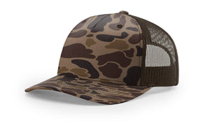 The Park Wholesale - Richardson 112PFP Printed Five Panel Trucker - Duck Camo Colors - Bawston & Tucker -