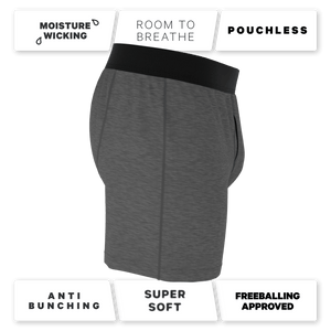 The Rock Solid | Mild Grey Boxers - Bawston & Tucker - Boxers - Loose