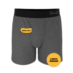 The Rock Solid | Mild Grey Boxers - Bawston & Tucker - Boxers - Loose