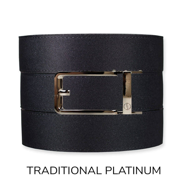 Tough Apparel - Black Canvas+ Ratchet Belt & Buckle Set - Bawston & Tucker - 