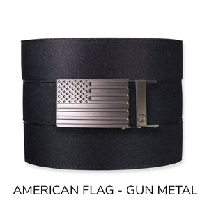 Tough Apparel - Black Canvas+ Ratchet Belt & Buckle Set - Bawston & Tucker - 