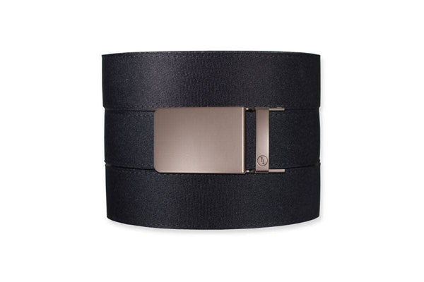 Tough Apparel - Black Canvas+ Ratchet Belt & Buckle Set - Bawston & Tucker - 