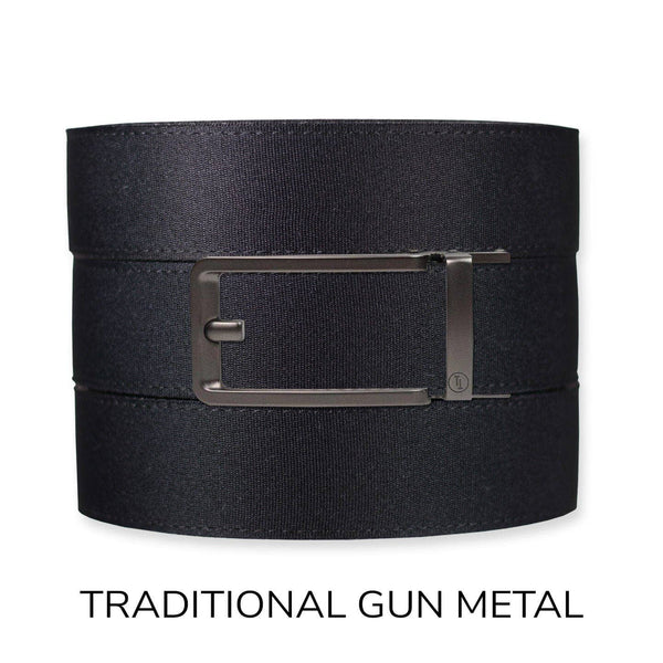 Tough Apparel - Black Canvas+ Ratchet Belt & Buckle Set - Bawston & Tucker - 