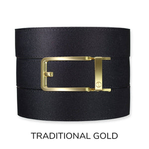 Tough Apparel - Black Canvas+ Ratchet Belt & Buckle Set - Bawston & Tucker - 