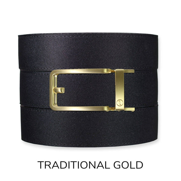 Tough Apparel - Black Canvas+ Ratchet Belt & Buckle Set - Bawston & Tucker - 
