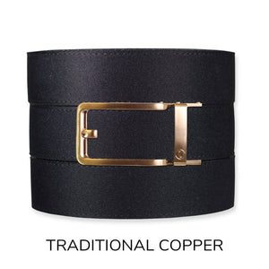 Tough Apparel - Black Canvas+ Ratchet Belt & Buckle Set - Bawston & Tucker - 