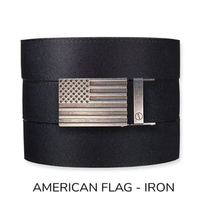 Tough Apparel - Black Canvas+ Ratchet Belt & Buckle Set - Bawston & Tucker - 