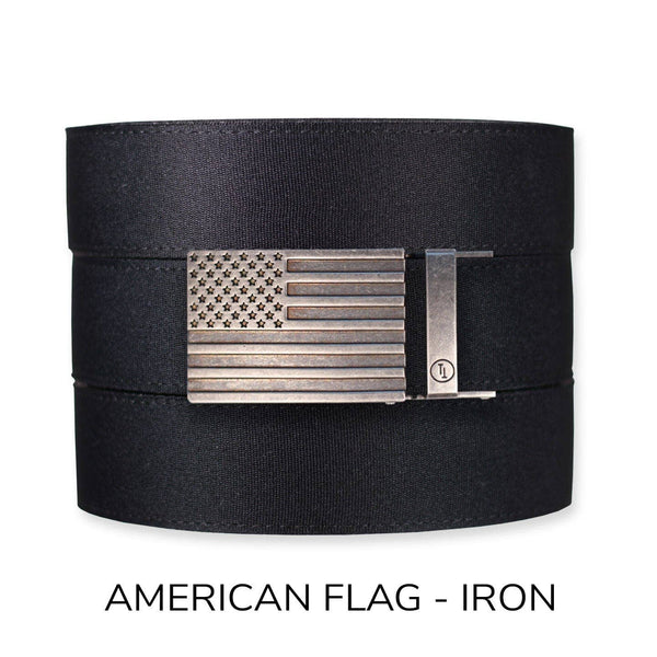 Tough Apparel - Black Canvas+ Ratchet Belt & Buckle Set - Bawston & Tucker - 