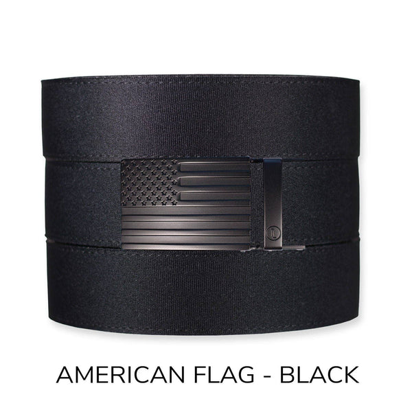 Tough Apparel - Black Canvas+ Ratchet Belt & Buckle Set - Bawston & Tucker - 